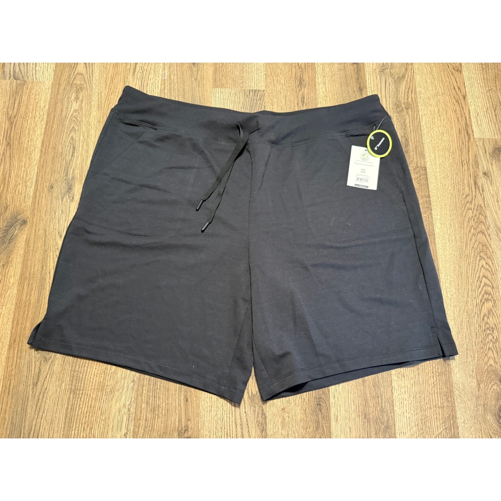Athletic Works Bermuda Short Womens Xxl Black Adult 9 Inseam Recycled Nwt
